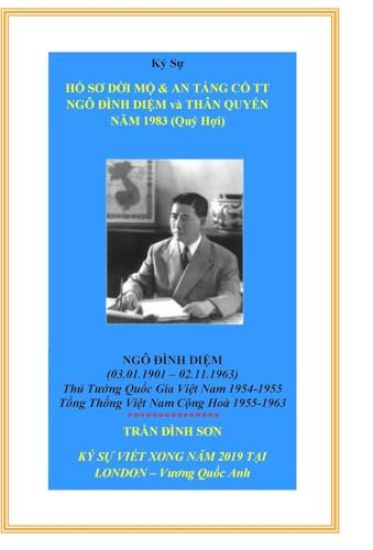 Ký S? H? SO D?I M? & AN TÁNG C? TT NGÔ ÐÌNH DI?M và THÂN QUY?N NAM 1983 (Quý H?i)
