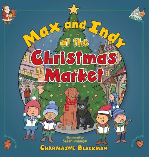 Max and Indy at the Christmas Market