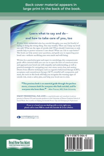 Loving Someone with Suicidal Thoughts