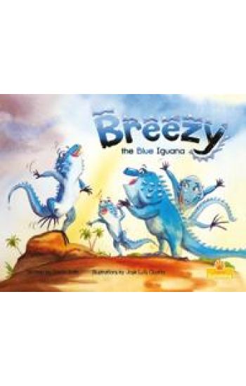 Breezy the Blue Iguana