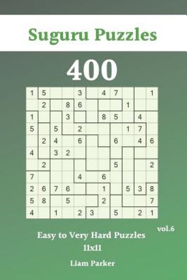 Suguru Puzzles - 400 Easy to Very Hard Puzzles 11x11 vol.6