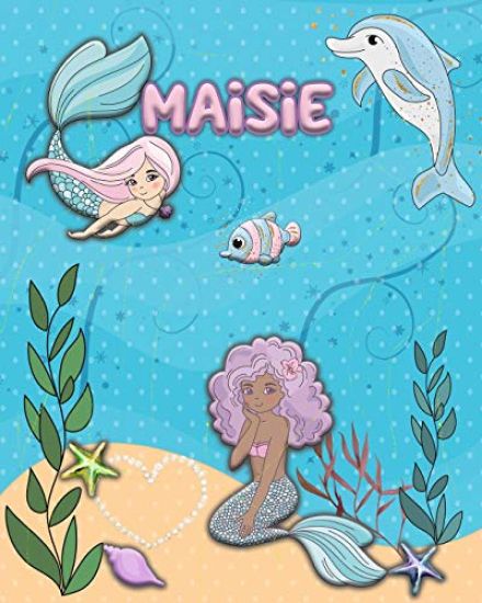 Handwriting Practice 120 Page Mermaid Pals Book Maisie: Primary Grades Handwriting Book K-2