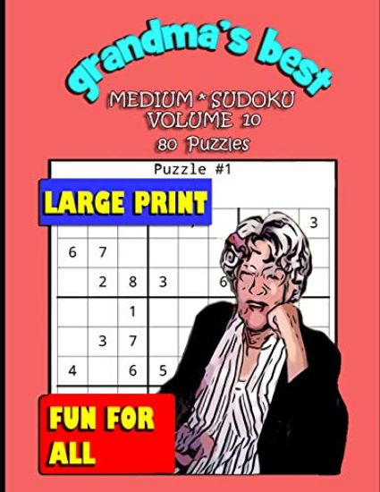 Grandma's Best Medium Sudoku: Volume 10
