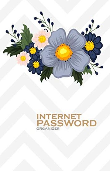 Internet Password Organizer: Flowers (Password Log Book)
