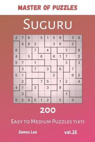 Master of Puzzles - Suguru 200 Easy to Medium Puzzles 11x11 vol.25