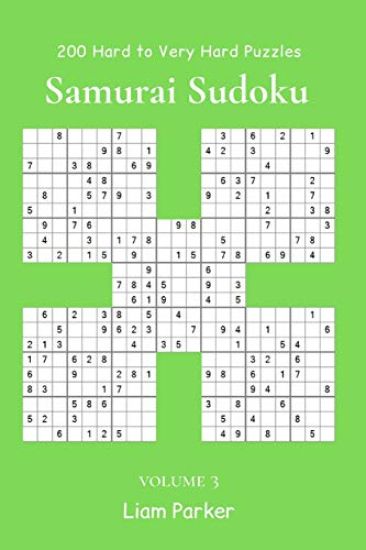 Samurai Sudoku - 200 Hard to Very Hard Puzzles vol.3