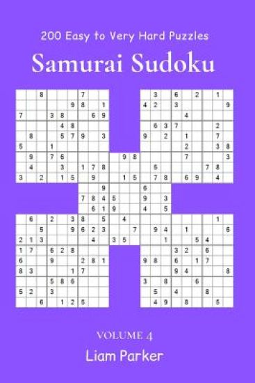 Samurai Sudoku - 200 Easy to Very Hard Puzzles vol.4