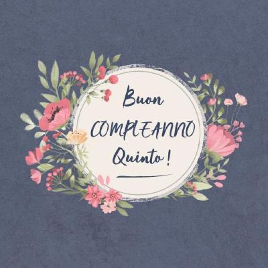 Buon COMPLEANNO Quinto !: Il mio bel libro degli ospiti: un ricordo molto speciale per il mio giorno d'onore per figlio, figlia, nipote, figlioc