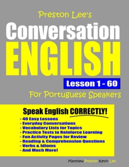 Preston Lee's Conversation English For Portuguese Speakers Lesson 1 - 60