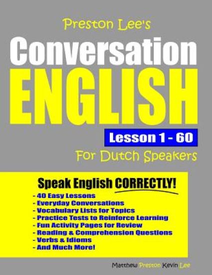 Preston Lee's Conversation English For Dutch Speakers Lesson 1 - 60