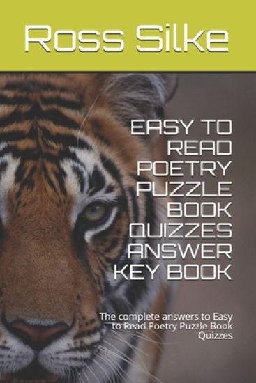 Easy to Read Poetry Puzzle Book Quizzes Answer Key Book