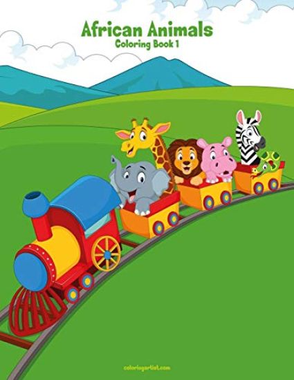 African Animals Coloring Book 1