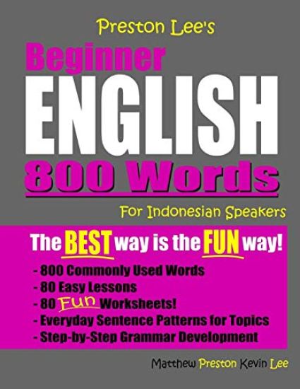 Preston Lee's Beginner English 800 Words For Indonesian Speakers