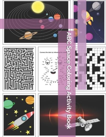 ABC Space Coloring Activity Book: Alphabet Coloring - Writing - Activity Book for Kids