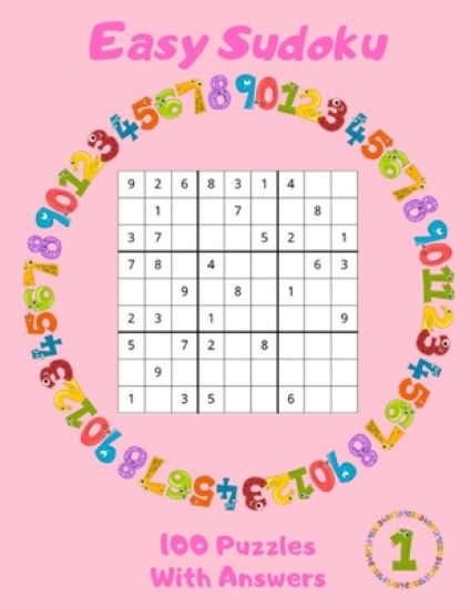 Easy Sudoku - 100 Puzzles With Answers: Large Print - Volume 1