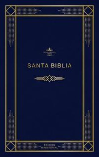 Rvr 1960 Biblia EdicióN Ministerial, Azul Oscuro, Tapa RúSti