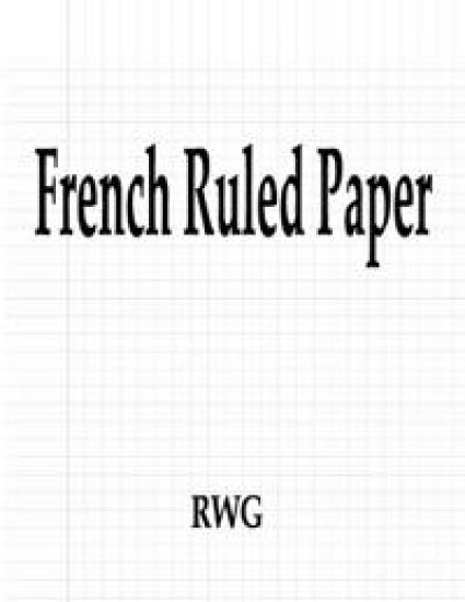 French Ruled Paper