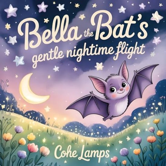 Bella the Bat's Gentle Nighttime Flight