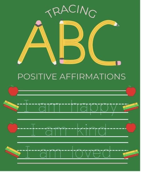 Tracing ABC Positive Affirmations