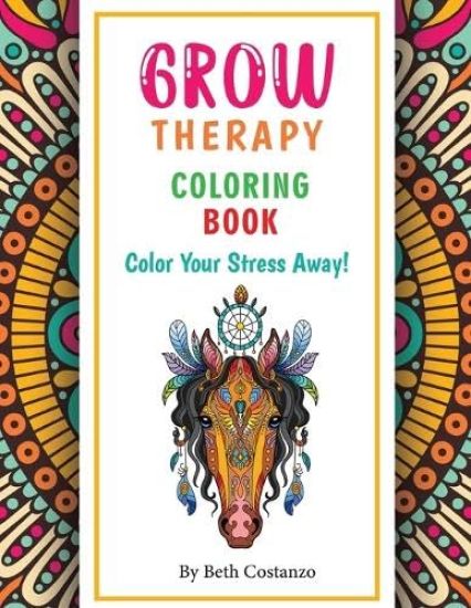 Grow Therapy Coloring Book - Color Your Stress Away!