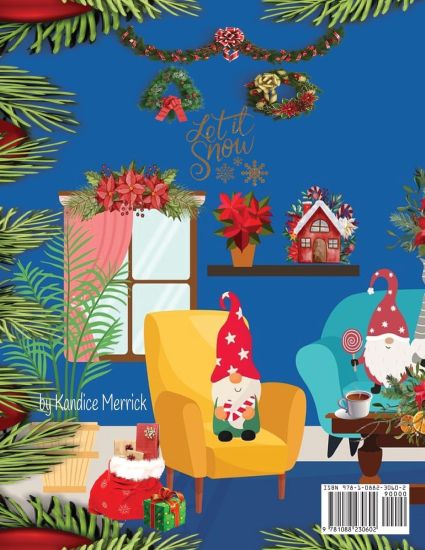 Ginger Gnome Christmas Coloring Book