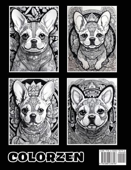 French Bulldog Dreamscape Mandalas
