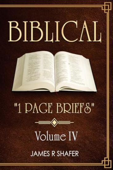 Biblical "1 Page Briefs"