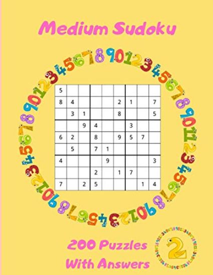 Medium Sudoku - 200 Puzzles With Answers: Large Print - Volume 2