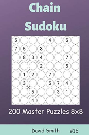 Chain Sudoku - 200 Master Puzzles 8x8 Vol.16