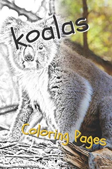 Koala Coloring Pages: Beautiful Drawings for Adults Relaxation and for Kids
