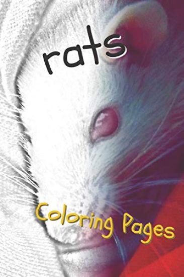 Rat Coloring Pages: Beautiful Rats Drawings for Kids and for Adults Relaxation