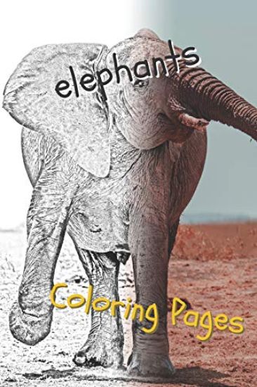 Elephant Coloring Pages: Beautiful Coloring Pages with Animal for Adults and for Kids