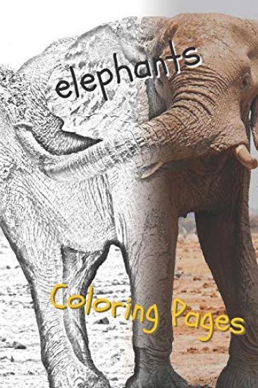 Elephant Coloring Pages: Beautiful Coloring Pages with Animal for Adults and for Kids
