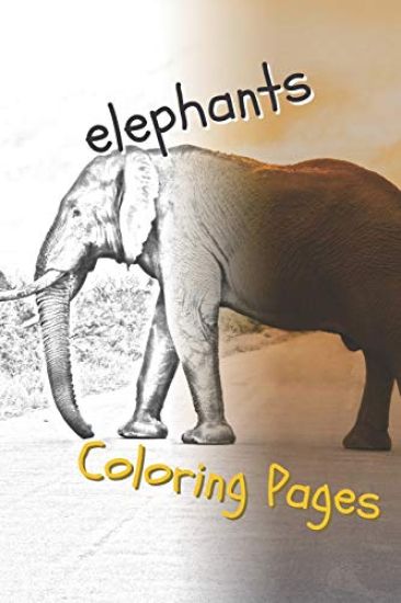 Elephant Coloring Pages: Beautiful Coloring Pages with Animal for Adults and for Kids