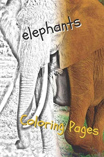 Elephant Coloring Pages: Beautiful Coloring Pages with Animal for Adults and for Kids