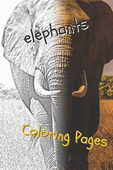Elephant Coloring Pages: Beautiful Coloring Pages with Animal for Adults and for Kids