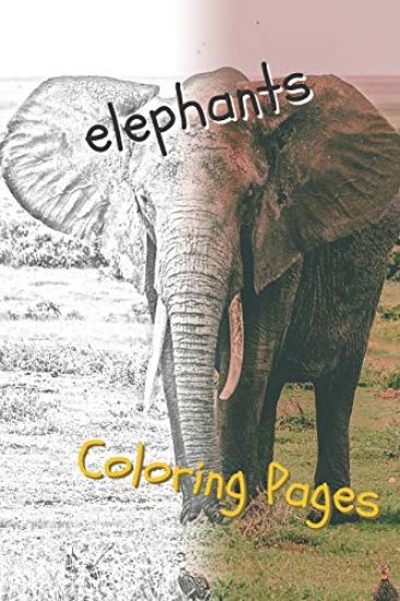 Elephant Coloring Pages: Beautiful Coloring Pages with Animal for Adults and for Kids