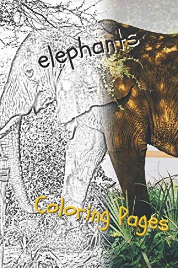 Elephant Coloring Pages: Beautiful Coloring Pages with Animal for Adults and for Kids
