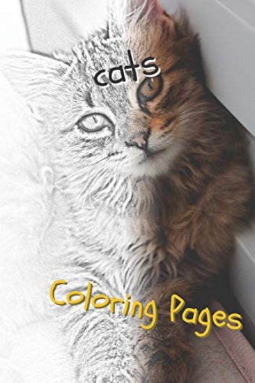Cats: Beautiful Coloring Pages with Cats, Drawings, for Adults and for Girls