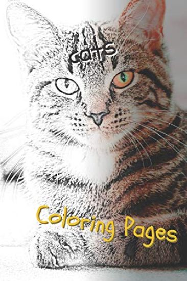 Cats: Beautiful Coloring Pages with Cats, Drawings, for Adults and for Girls
