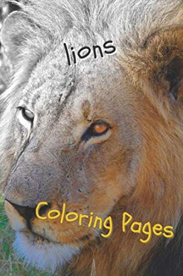 Lions Coloring Pages: Lions Beautiful Drawings for Adults Relaxation