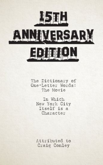 The Dictionary of One-Letter Words: The Movie