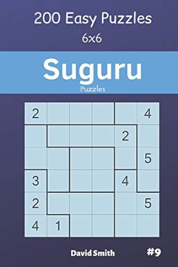 Suguru Puzzles - 200 Easy Puzzles 6x6 Vol.9
