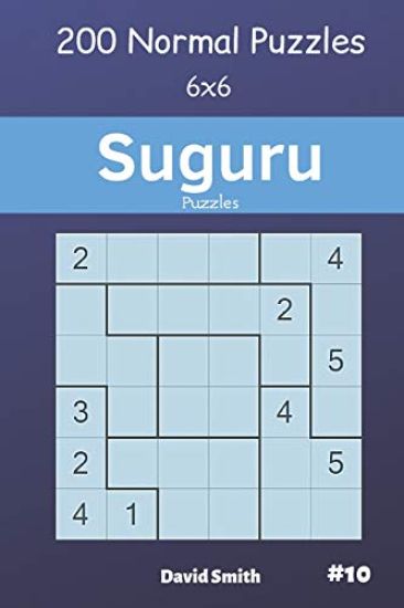 Suguru Puzzles - 200 Normal Puzzles 6x6 Vol.10