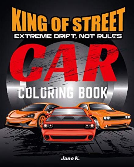 King of Street, Car Coloring Book