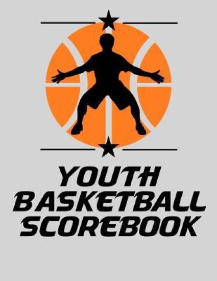 Youth Basketball Scorebook: Basic Basketball Scorebook - 50 Games - Scoring by Half