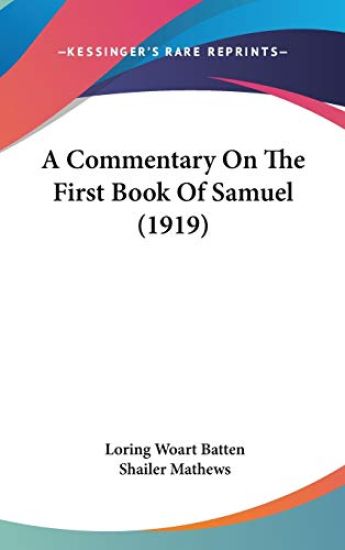 A Commentary on the First Book of Samuel