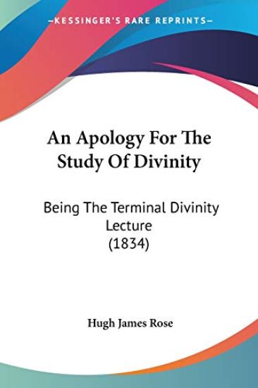 Apology For The Study Of Divinity