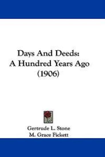 Days And Deeds
