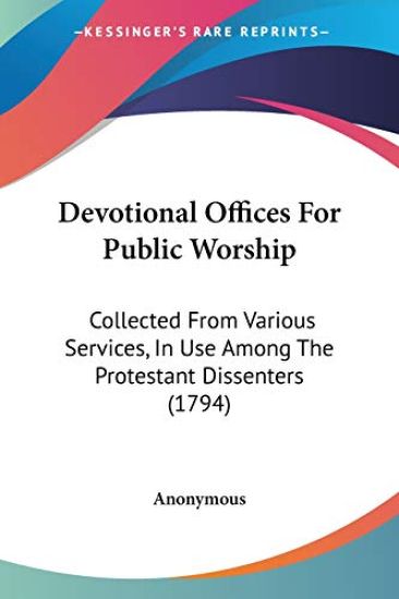Devotional Offices For Public Worship